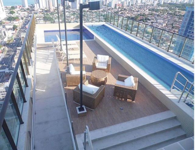 Flat Beach Class Excelsior - Em Frente Ao Shopping Riomar Recife Luaran gambar